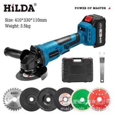 Cordless angle grinder, 21 V, 100 mm — view 2