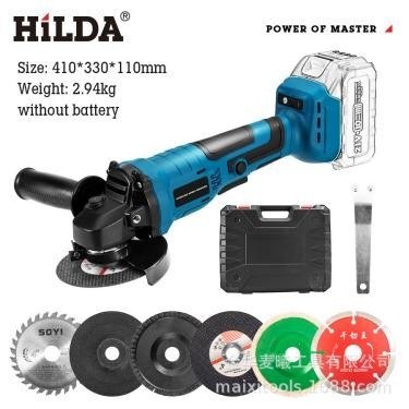 Cordless angle grinder, 21 V, 100 mm