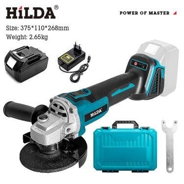 Cordless brushless angle grinder, 125 mm — view 2