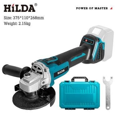 Cordless brushless angle grinder, 125 mm