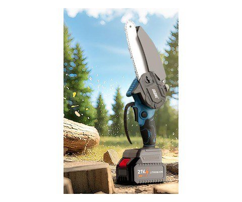 Lithium cordless chainsaw, 6-inch bar