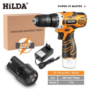 Cordless drill driver, 12 V (brushed)
