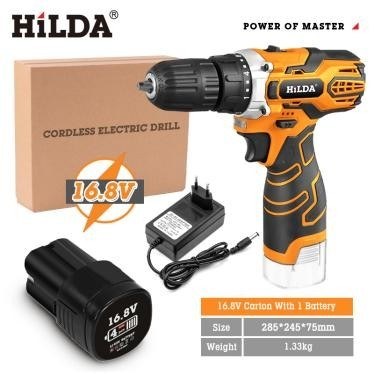 Cordless drill driver, 16.8 V (brushed)