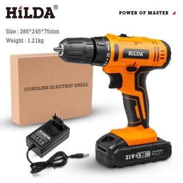 Cordless drill driver, 21 V (brushed) — view 2