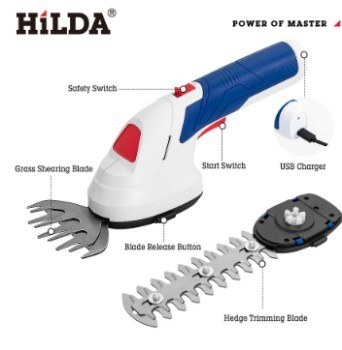 Cordless grass and hedge shears — view 3