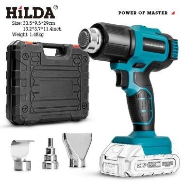 Cordless heat gun, 21 V
