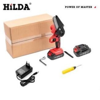 Cordless mini chainsaw, 4-inch bar, 21 V — view 2