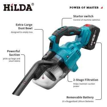 Cordless vacuum cleaner, 21 V
