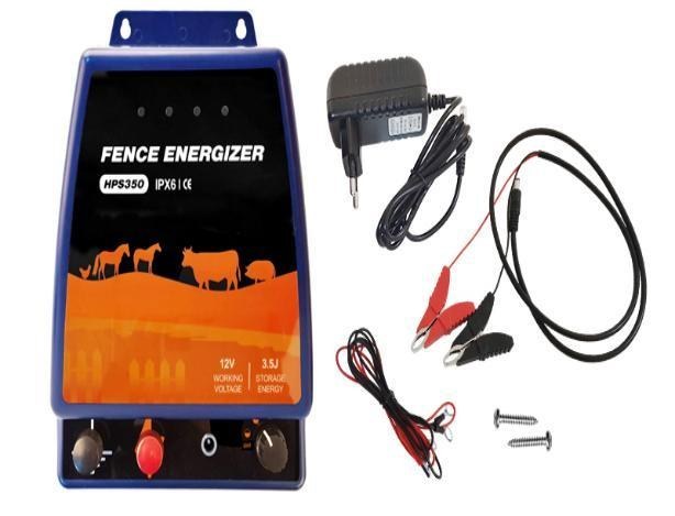 Electric fence energizer, AC/DC, 12 J (120 km)