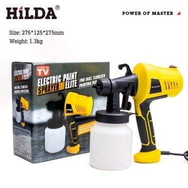 Electric paint spray gun, corded — view 2