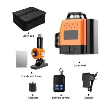 Laser level, 12 or 16 lines, HSA series