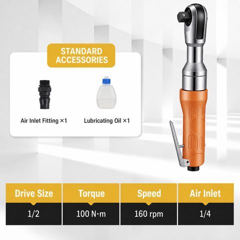Pneumatic ratchet wrench